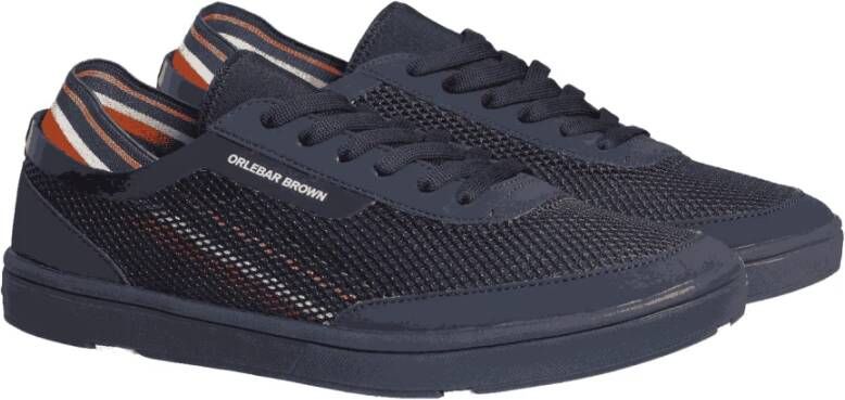 Orlebar Brown Navy Aquamarijn Zwemschoen Streep Blue Heren