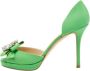 Oscar De La Renta Pre-owned Fabric heels Green Dames - Thumbnail 1