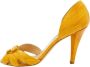 Oscar De La Renta Pre-owned Leather sandals Yellow Dames - Thumbnail 1