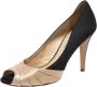 Oscar De La Renta Pre-owned Satin heels Black Dames - Thumbnail 1