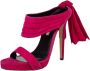 Oscar De La Renta Pre-owned Suede sandals Pink Dames - Thumbnail 1