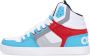 Osiris Hoge Skate Schoenen Wit Rood Cyaan Multicolor Heren - Thumbnail 1