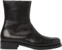 Our Legacy Camion Boot Stijlvolle Leren Laarzen Black - Thumbnail 1