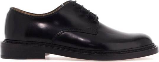 Our Legacy Klassieke leren veterschoenen Black Heren