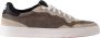 P448 Bali Suède Sneakers Wit Oranje Multicolor Heren - Thumbnail 1