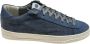 P448 Blauwe Suède Sneakers met Donkergrijze Veters Blue Heren - Thumbnail 1