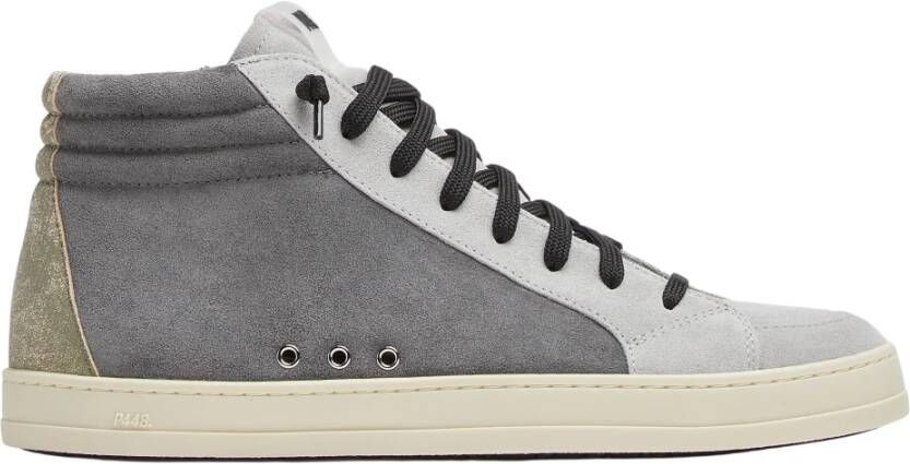 P448 Donkergrijze Suède Skate Schoenen