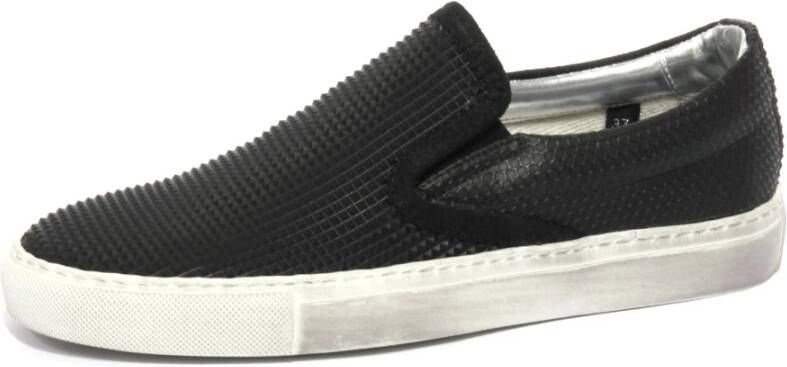 P448 E6 Zwarte Instap Schoenen Vrouwen