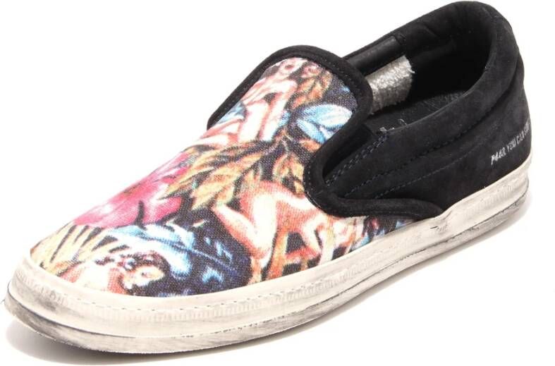 P448 Floral Fantasy Slip-On Sneakers