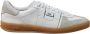 P448 Gouden Glitter Beige Leren Sneakers - Thumbnail 1