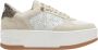 P448 Gouden Glitter Platform Sneakers - Thumbnail 1