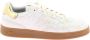 P448 Gouden Leren Sneaker Model Vert 2 - Thumbnail 1