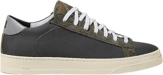 P448 Grijsgroene Sneakers Jackbl Stijl Multicolor Heren