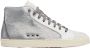 P448 Grijze Metallic Paillet Skate Schoenen - Thumbnail 1