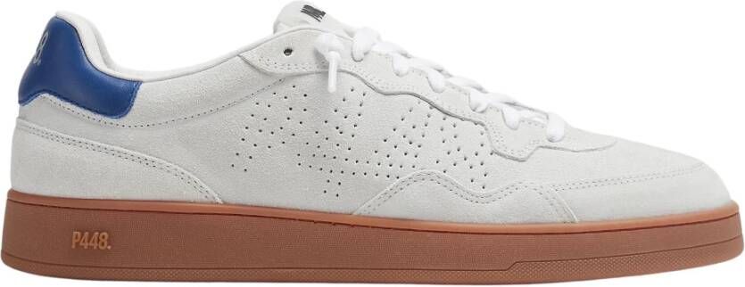 P448 Grijze Suède Lage Sneakers