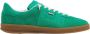 P448 Groene Suède Sneakers met Amber Zolen - Thumbnail 1