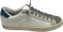 P448 Kleur Blok Leren Sneakers Multicolor Heren - Thumbnail 1