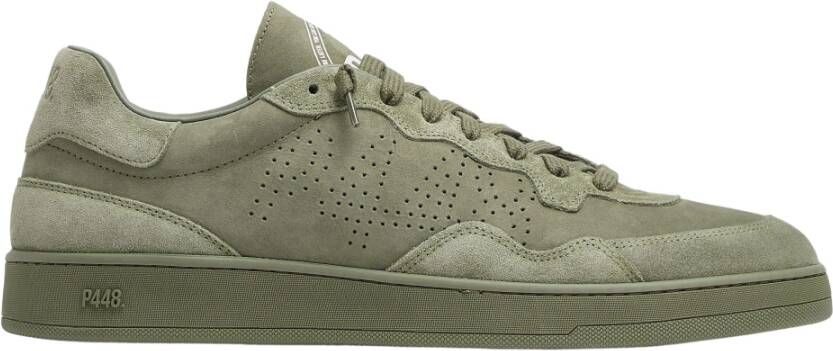 P448 Legergroene Suède Sneakers