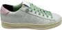 P448 Leren sneaker met rubberen zool White Dames - Thumbnail 1