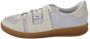 P448 Monza Suède Wit Leren Sneakers - Thumbnail 1