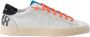 P448 Neon Detail Sneakers White Heren - Thumbnail 1
