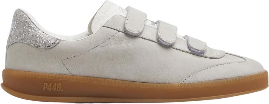 P448 Glitter Parel Lage Top Sneakers