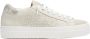 P448 Platform Sneakers van crèmekleurig nubuckleer - Thumbnail 1