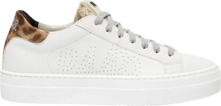 P448 Polyester Sneaker Lichtgewicht Ademend Sportief Stijl White Dames