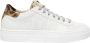 P448 Polyester Sneaker Lichtgewicht Ademend Sportief Stijl White Dames - Thumbnail 1