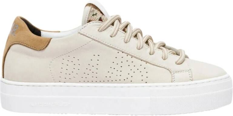 P448 Polyester Sneaker Lichtgewicht Comfortabel Stijlvol Beige Dames