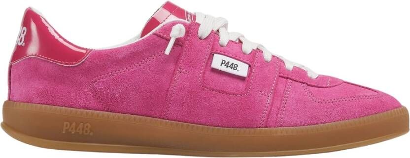 P448 Roze Suède Punch Sneakers
