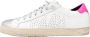 P448 Witte Leren Sneakers met Luipaardprint Multicolor Dames - Thumbnail 11