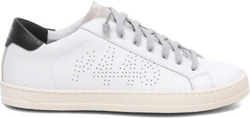 P448 Vintage-geïnspireerde Lage Top Leren Sneaker White Heren