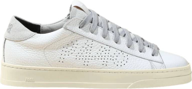 P448 Witte Jack Sneakers White Heren