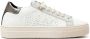 P448 Witte Leren Sneaker White Dames - Thumbnail 1