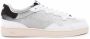 P448 Witte leren sneakers gelamineerd zwart grijs Vert-M042 Multicolor Heren - Thumbnail 1