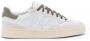 P448 Witte Leren Sneakers Groene Spoiler White Heren - Thumbnail 1