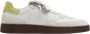 P448 Witte Leren Sneakers Limoen Groen Accent - Thumbnail 1
