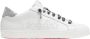 P448 Witte Leren Sneakers met Glitteraccenten - Thumbnail 1