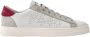 P448 Witte Sneakers met Bordeaux Details - Thumbnail 1