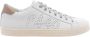 P448 Witte sneakers met lichtbruine hiel - Thumbnail 1