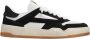 P448 Wit zwarte leren sneakers - Thumbnail 1