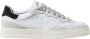 P448 Wit zwarte leren sneakers - Thumbnail 1