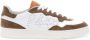 P448 Zonsondergang Wit Leren Sneakers Multicolor Heren - Thumbnail 1