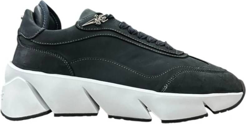 Paciotti Blauwe Lage Sneakers