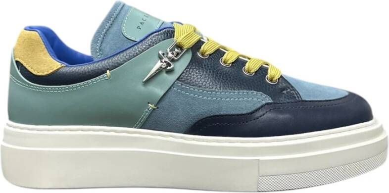 Paciotti Blauwe Lage Sneakers