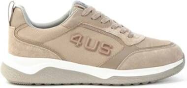 Paciotti Taupe Daddy Sneakers in Suède