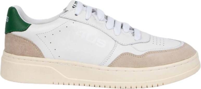 Paciotti Witte en groene Aron Sneakers Multicolor Heren