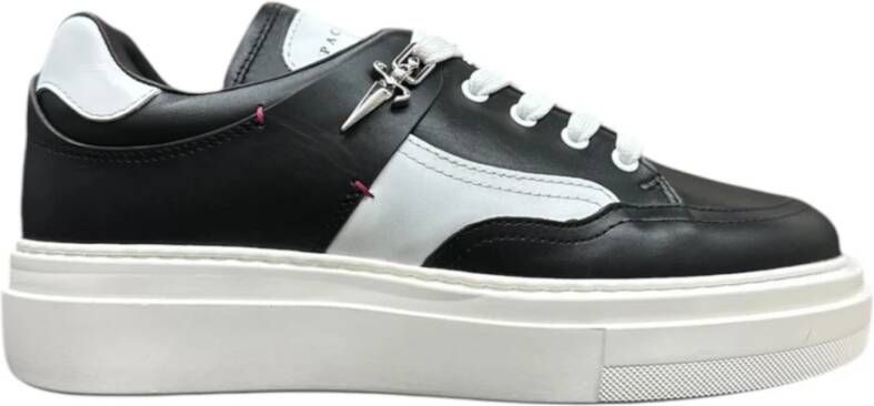 Paciotti Zwarte lage sneakers