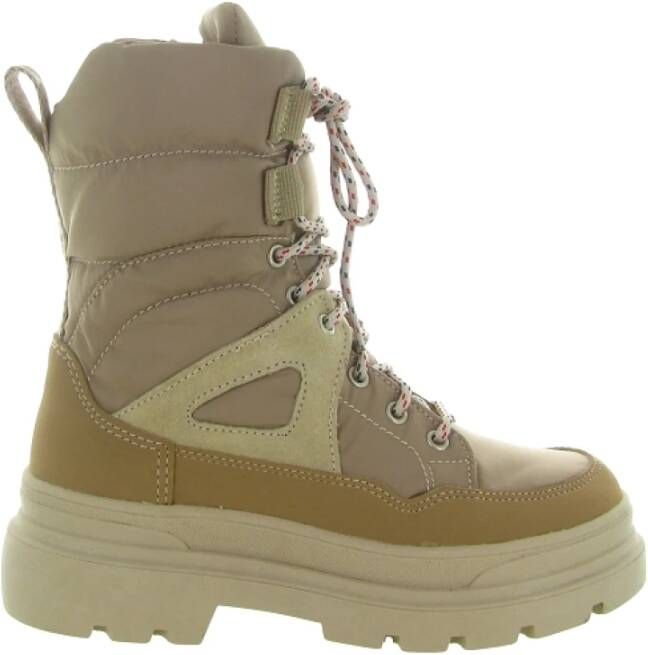 Pajar Lage Top Sneakers voor Vrouwen Beige Dames